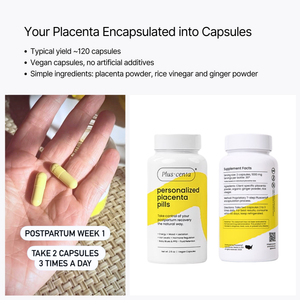 Placenta Encapsulation Kit for Postpartum Recovery | Pluscenta